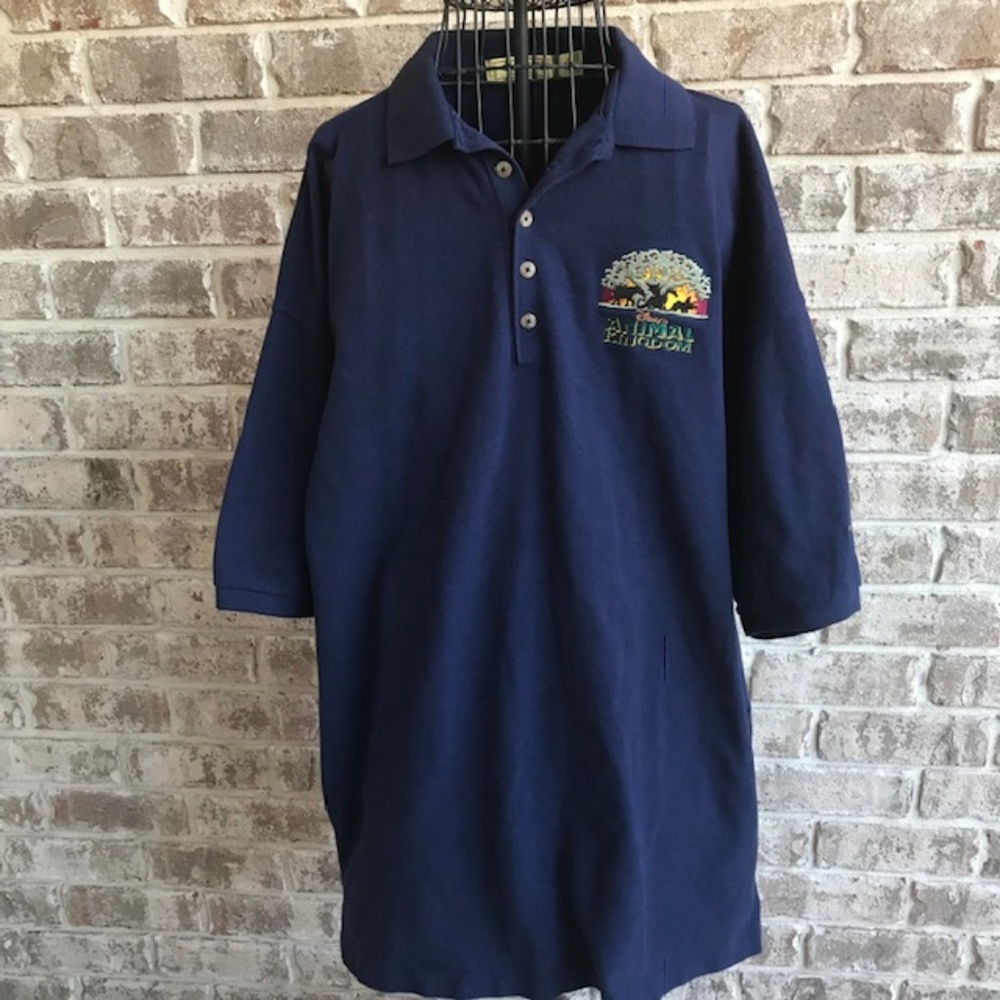 Disney's Animal Kingdom Polo Shirt 1998 Theme Park - Picture 2 of 8